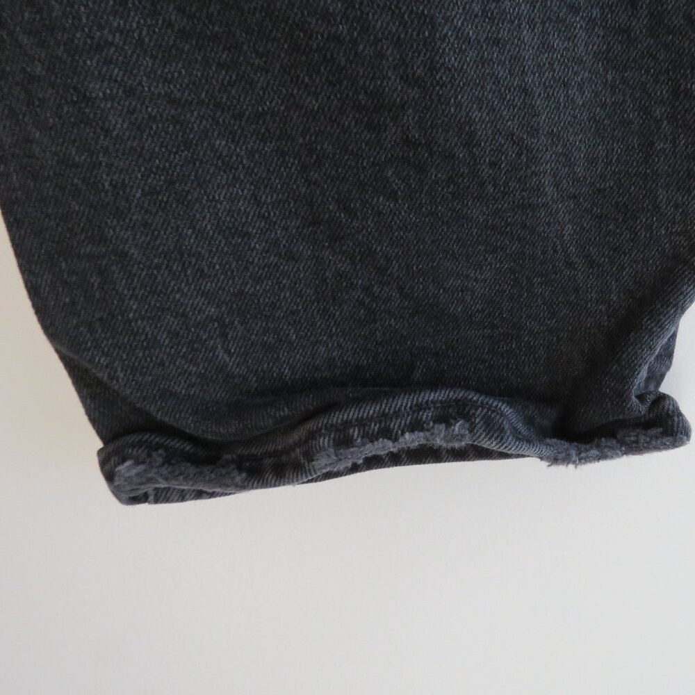 AGOLDE Riley High Rise Straight Crop (Stretch) Jeans in Panoramic Black Size 31 - Picture 12 of 14